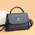 thumbnail image 5 of Bolso de textura de cuero genuino para mujer, elegante bolso de mano de alta gama para madres de mediana edad, bolso bandolera de cuero suave de moda, 5 of 5