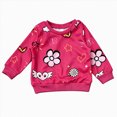thumbnail image 6 of HCNTES Toddler Girls Clothes 18 24 Months 2T 3T 4T 5T Fall Winter Outfits Baby Kids Girls Long Sleeve Round Neck Flower Heart Print Sweatshirt Tops Long Pant Sets, 6 of 7