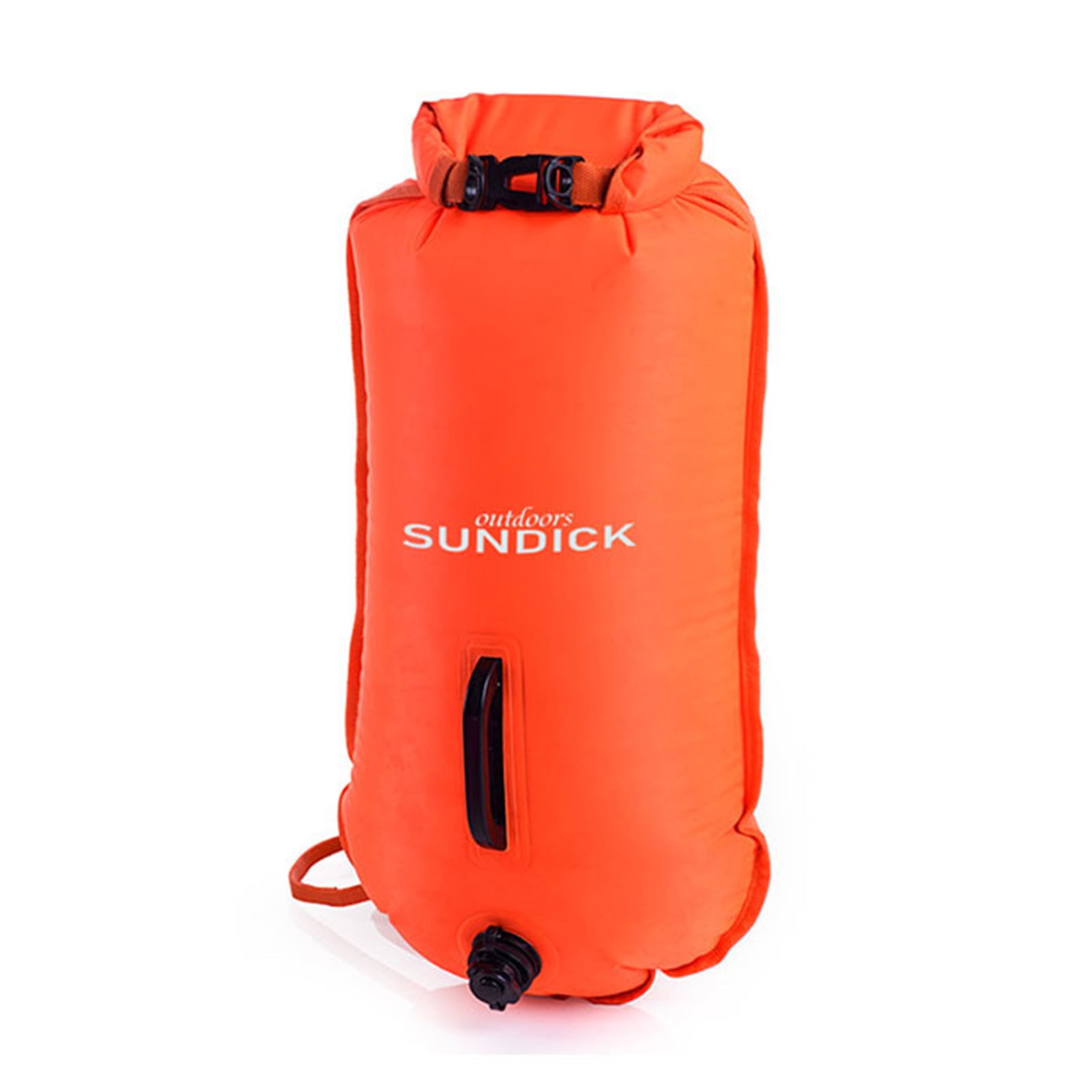 Hiking Large Capacity Swim Buoy Dry Bag 28L Beach Swimming Open Water Swim Buoy Float for Boating Kayaking Lightweight Floating Waterproof Dry Bag Three-layer Double-airbag Swim Buoy & Drybag 