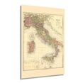 thumbnail image 2 of HISTORIX 1890 Map of Italy Vintage Poster Wall Art Print, 24 x 36 Inch, 2 of 3