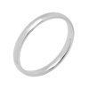 Women's 14kt White Gold High-Polished Wedding Ring, 2mm