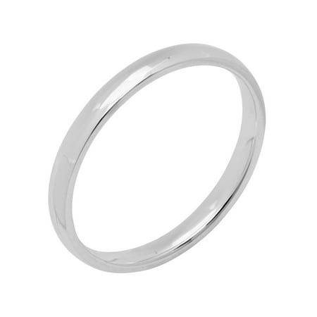 Women's 14kt White Gold High-Polished Wedding Ring, 2mm