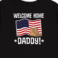 thumbnail image 4 of Inktastic Military Dad Welcome Home USA Flag Boys or Girls Long Sleeve Toddler T-Shirt, 4 of 5