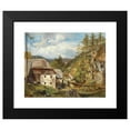 thumbnail image 2 of Emil Jakob Schindler 24x20 Black Modern Framed Museum Art Print Titled - The Mill in the Forest, 2 of 5