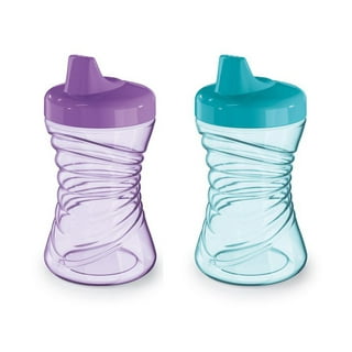 Youngever 7 Pack Kids Sippy Cups Sippy Cups for Infant Kids Toddler 7 Assorted Color Sippy Cups