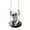 White, variant on 2Pcs Skull Decor Rear View Mirror Accessories Swing Skeleton Car Hanging Ornament Halloween Spooky Pendant for Gothic Christmas Tree Horror Gift for Men Women 2.6x3.5 Inch White