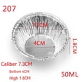 thumbnail image 4 of Paquete de 250 moldes para pasteles, mini moldes desechables para pasteles, moldes para pasteles de aluminio para hornear, almacenar y recalentar, pasteles, tartas y quiche, 4 of 5