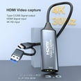 thumbnail image 2 of 4K HDMI Video Capture Card for Live Streaming & Gaming - USB 3.0/Type-C Compatible with PS5, Switch, Xbox, PC, Mac, OBS (Ultra-Low Latency, Plug & Play), 2 of 7