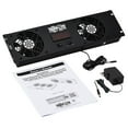 thumbnail image 4 of Tripp Lite Blanking Panel For 19 In. Racks - 3u, 2 12vdc High-performance Fans, Temperature Sensor, Lcd - Fan Tray Blank Panel - With Temperature Sensor - Ac 120 V - 101.6 Mm - Black - 3u - 19", 4 of 5