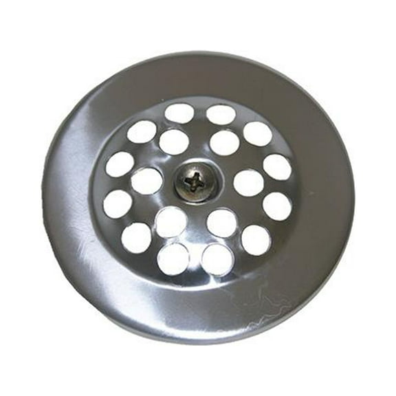 Larsen 03-1361 Bathtub Drain Cover With Screw, Chrome - Quantity 6