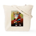 thumbnail image 2 of CafePress - New Cat Of Many Colors Tote Bag - Unisex Canvas Tote Bag, Beige, 1-Piece, 2 of 9