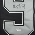 thumbnail image 2 of Framed Autographed/Signed Wayne Gretzky 35x39 Los Angeles Kings Black Hockey Jersey Fanatics COA, 2 of 2