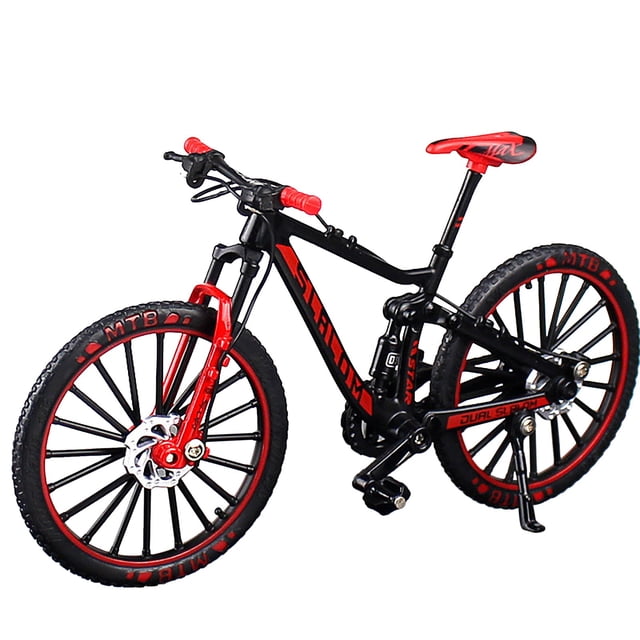 TIELUTT Mini Vélo Vélo Doigt Finger Planche à Roulettes Excellente Fonction Jouet Miniature Mini Extrême Skyline R31 Power Trains up the Wall Voiture Télécommandée Télécommande pour Garçons 8-12 Tout-Petits Filles Télécommande