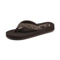 thumbnail image 1 of Sandalia Flip Flop Cobian Braided Bounce para mujer, talla 7, color chocolate, 1 of 4