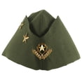 thumbnail image 1 of Sombrero de baile marinero, baile cuadrado, actuación, velero, abanico, azafata, barco, otoño, tres estrellas, trigo, boinas, gorra militar (verde militar), 1 of 7