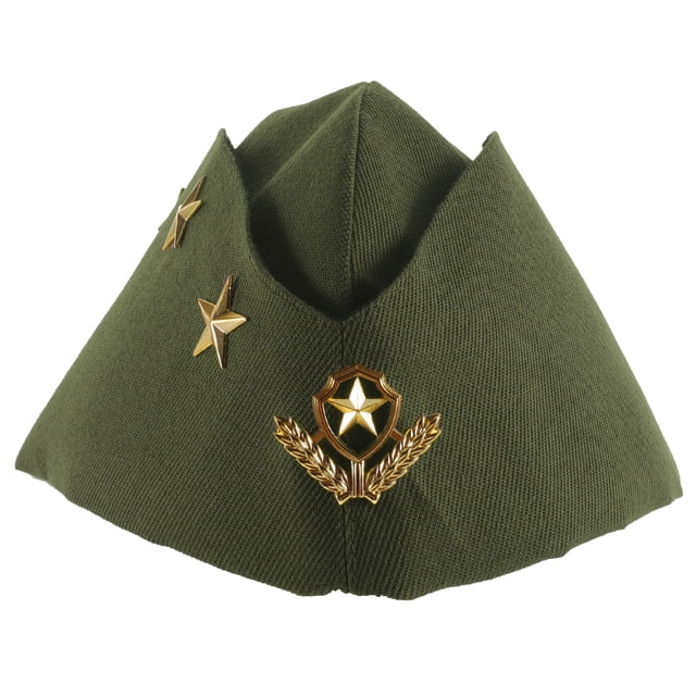 Sombrero de baile marinero, baile cuadrado, actuación, velero, abanico, azafata, barco, otoño, tres estrellas, trigo, boinas, gorra militar (verde militar)