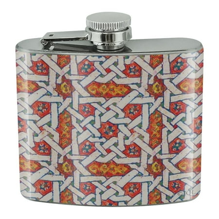 

Knots Optical Illusion Pattern Stainless Steel 5oz Hip Drink Kidney Flask