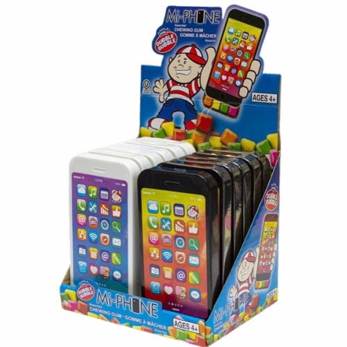Dubble Bubble Mi-Phone Assortiment de Gommes à Mâcher 12 Pack