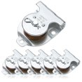 thumbnail image 1 of LAICAIW Ceiling Mount Single Pulley 1-1/2 Inch Wall Mount Pulley Ceiling Pulley for 3/8" Wire or Rope, Pack of 6, 1 of 7
