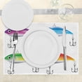 thumbnail image 3 of Ambesonne Fish Place Mats Set of 4, Sea Nautical Animals, Standard Size, Multicolor, 3 of 6