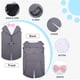thumbnail image 4 of Esmoquin para perro Dora Bridal, grande, con corbatín, traje formal, 4 of 8