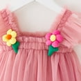 thumbnail image 6 of TSADFHJI Little Girls Summer Dresses Tween Girls Dresses Casual Toddler Girls Fly Sleeve Floral Holiday Party Dress Dance Party Dresses Clothes 3-4 Years, 6 of 6
