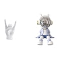 thumbnail image 1 of Estatua de gesto rockero, figura de resina, escultura de mano y dedos, estatua de , adorno de escritorio, artesanía creativa, ideal para la, 1 of 8