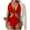 Red-02, variant on Lopeceal Women's Deep V Neck One Piece Swimsuit O-Ring Swimwear Sexy Cut Out Bathing Suit