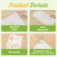 thumbnail image 3 of Sinekong 8Pcs Wildflower Stencils for Painting, Reusable Large Spring Floral Wall Stencils for Painting on Wood Wall Canvas(12x16In), 3 of 8