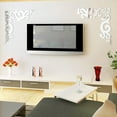 thumbnail image 2 of Wall Stickers Diagonal Corner Line Acrylic Mirror Wall Stickers Diy,Silver Home Wall Stickers, 2 of 2