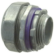 Halex 16215B Conduit Connector, 1-1/2 in Compression, Zinc