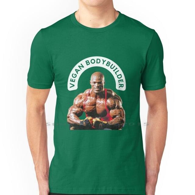 Camiseta vegana de culturismo para hombre, camisa 100% de algodón, para culturismo, Ronnie King xuanjing unisex