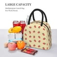 thumbnail image 5 of Rocae Strawberries for Leakproof Lunch Box for Adults, Wide Opening Lunch Tote Bag, Reusable Lunch Cooler Bag, 5 of 6