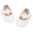 thumbnail image 2 of Yoyauz Baby Girl Mary Jane Shoes Anti Slip Rubber Sole Ballet Slippers Princess Dress Wedding Shoes Newborn Kids Shoes Toddler Shoes（0-12 Month）, 2 of 9