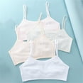 thumbnail image 5 of Girls Underwear Child Kids Seamless Training Sports Bras Spaghetti Strap Comfy Breathable Bra, 5 of 6
