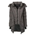 thumbnail image 5 of Sportoli Women's Winter Coat Down Alternative Hooded Long Vestee Puffer Jacket - Titanium (Large), 5 of 7