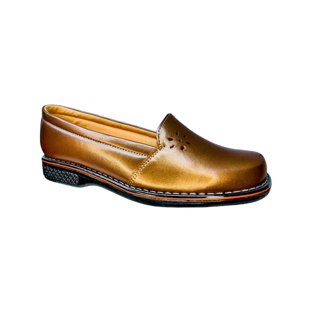 Zapato de Mujer en Piel Borrego para Pie Diabetico Cómodo Mocasin Casual