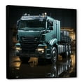 thumbnail image 2 of Designart "Harmonic Abstract Giant Truck" Truck Floater Framed Canvas Prints, 2 of 5