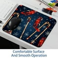 thumbnail image 6 of Christmas Crutches Square Non-Slip Rubber Bottom Printed Desk Mat Mouse Mat Gaming Mousepad Desk Pad - 8.3x9.8 Inch, Suitable for Office and Gaming, 6 of 6