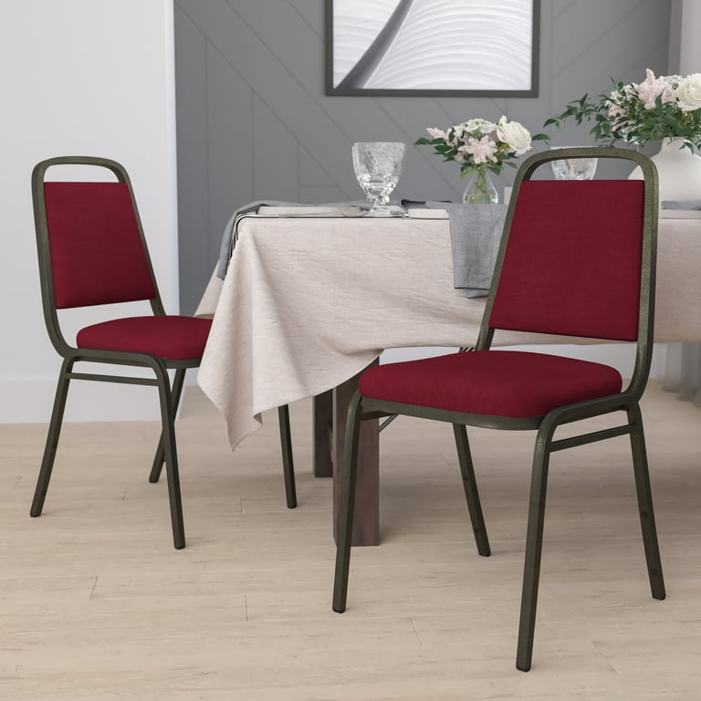 Red banquet online chairs