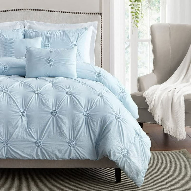 White With Blue Three Dimensional Star Shaped Pillow White With Blue Three Dimensional Star Shaped Pillow
