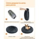 thumbnail image 4 of Cama de Perros, Cama para Mascotas, Diámetro de 60 cm, Cojín Central Extraíble y Lavable, Alfombra de Felpa, Gris Oscuro, 4 of 5