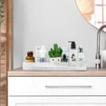 thumbnail image 4 of LotFancy Wood Decorative Tray with Handles, 2 Rustic Centerpiece Tray, Bathroom Organizer for Vanity, 4 of 9