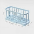 thumbnail image 4 of Walbest Kitchen Hollowed Out Pattern Sink Caddy Blue, 4 of 7
