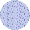 thumbnail image 1 of Ahgly Company Indoor Square Patterned Heavenly Blue Area Rugs, 3' Square, 1 of 6