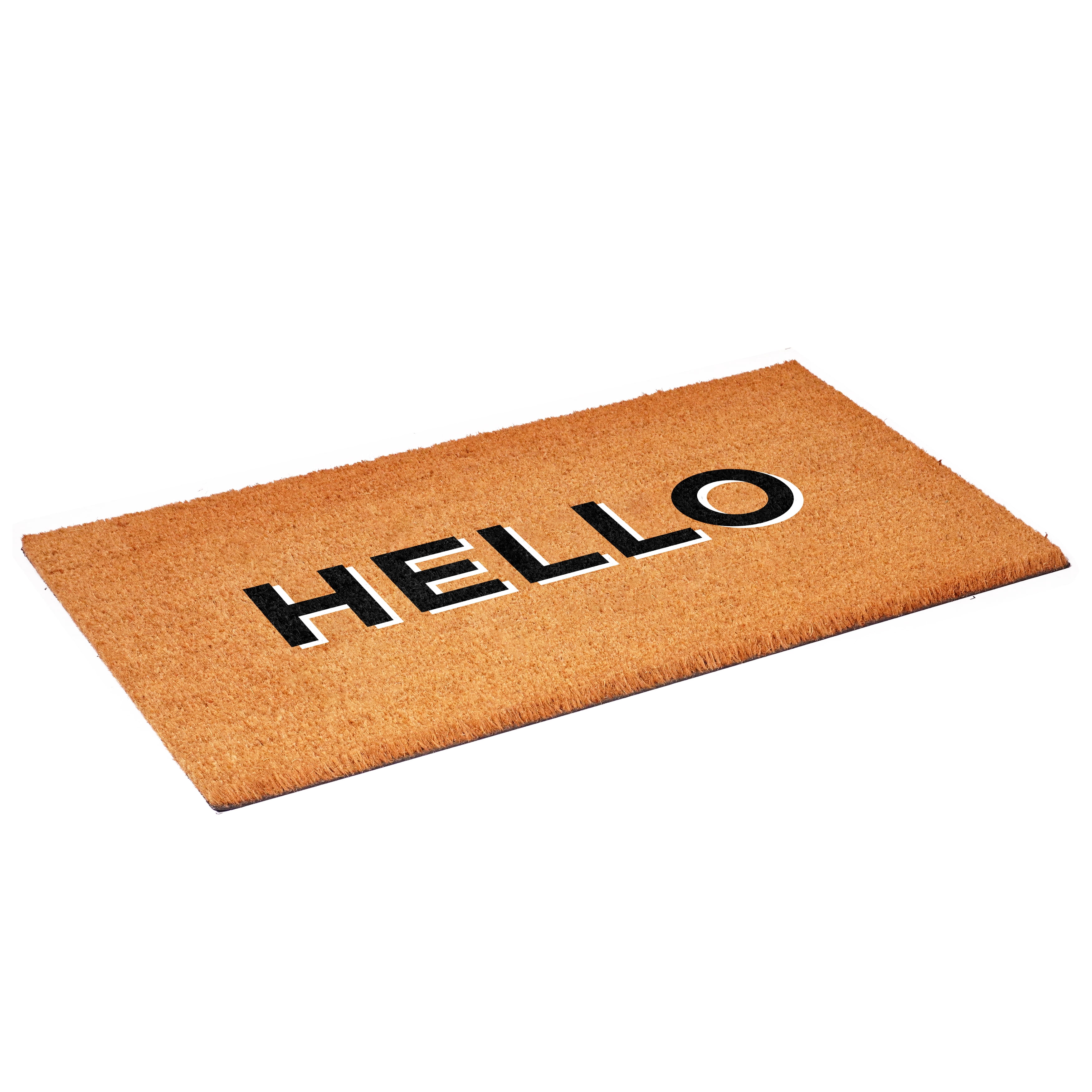 Calloway Mills 112051729 Retro Block Hello Doormat 17" x 29"