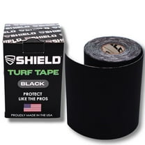 Shield Turf Tape 4 inch x 15 ft Made in The USA Waterproof Football Tape, Black