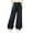 1#Black7, variant on Byoo Toddler Girl Cargo Pants Solid Color Straight Leg Wide Leg Elastic Waist Sport Jogger Pants Casual Baggy Harem Pants
