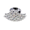 thumbnail image 4 of CWI Lighting 4 Light Flush Mount with Chrome finish, 4 of 6