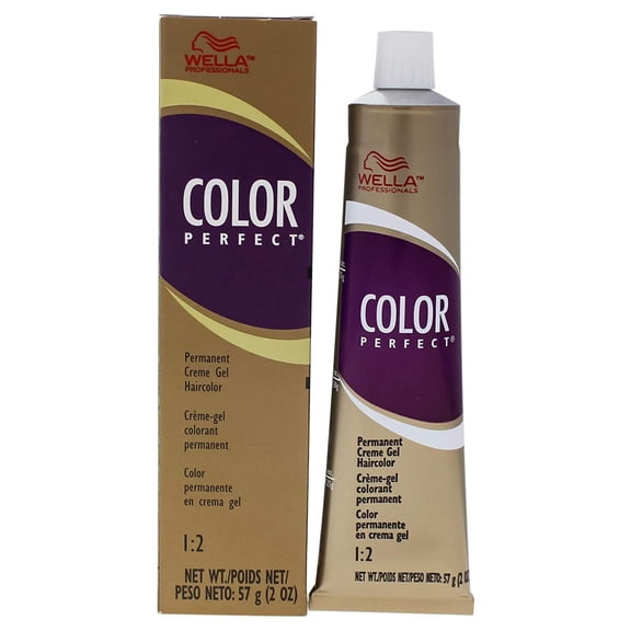 Wella Color Perfect Permanent Creme Gel 1:2 Choose your Shade ( Shade:8/N CP 8/0 8N Light Blonde;)
